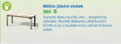 Jídelní stoly
