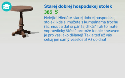 Jídelní stoly