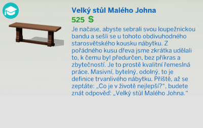 Jídelní stoly