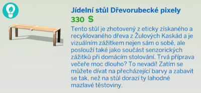 Jídelní stoly