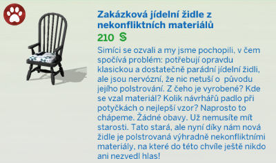 Jídelní židle