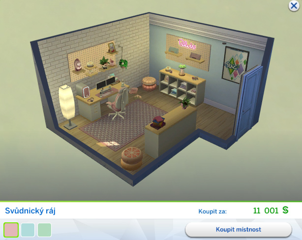 Připravené místnosti