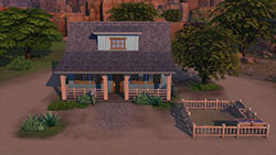 Útulný domek na rohu - Obrázek