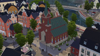 Majestátní kostel (obrázek)